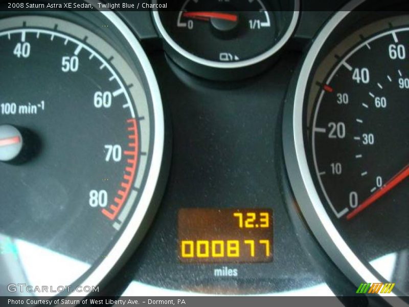 Twilight Blue / Charcoal 2008 Saturn Astra XE Sedan