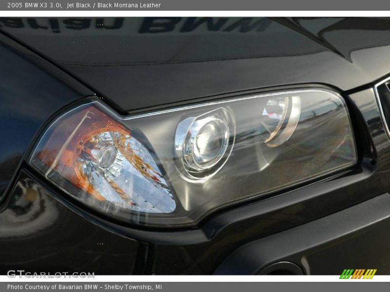 Jet Black / Black Montana Leather 2005 BMW X3 3.0i