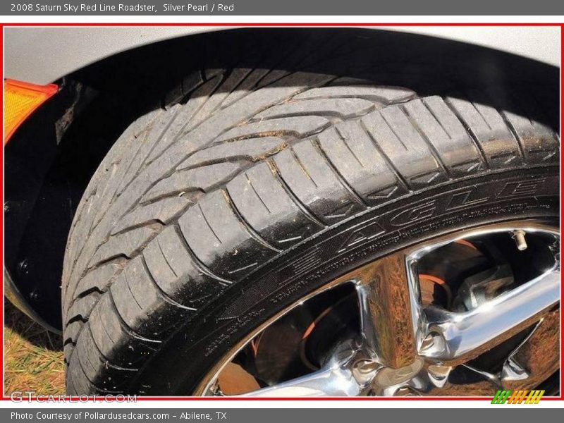 Silver Pearl / Red 2008 Saturn Sky Red Line Roadster