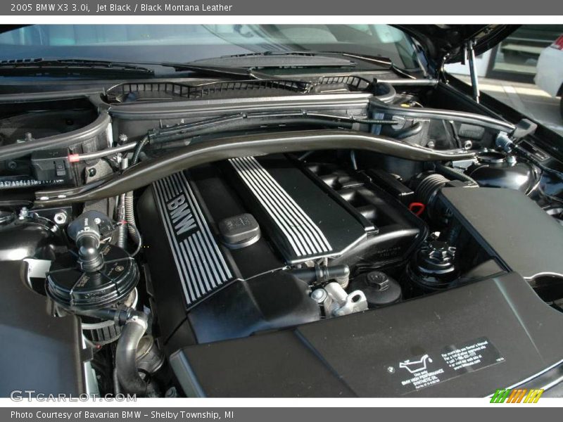 Jet Black / Black Montana Leather 2005 BMW X3 3.0i