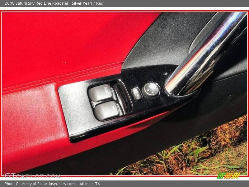 Silver Pearl / Red 2008 Saturn Sky Red Line Roadster