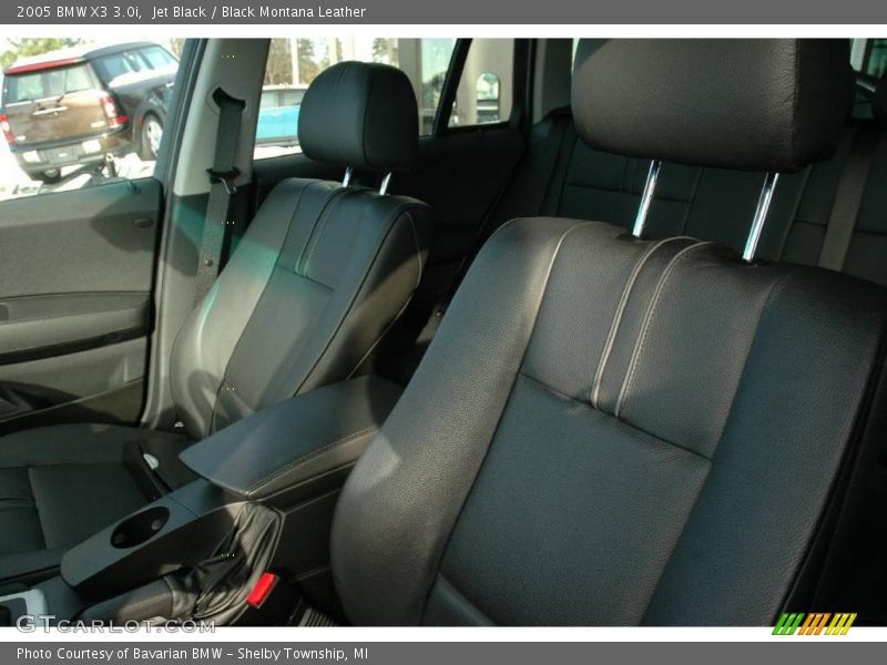 Jet Black / Black Montana Leather 2005 BMW X3 3.0i