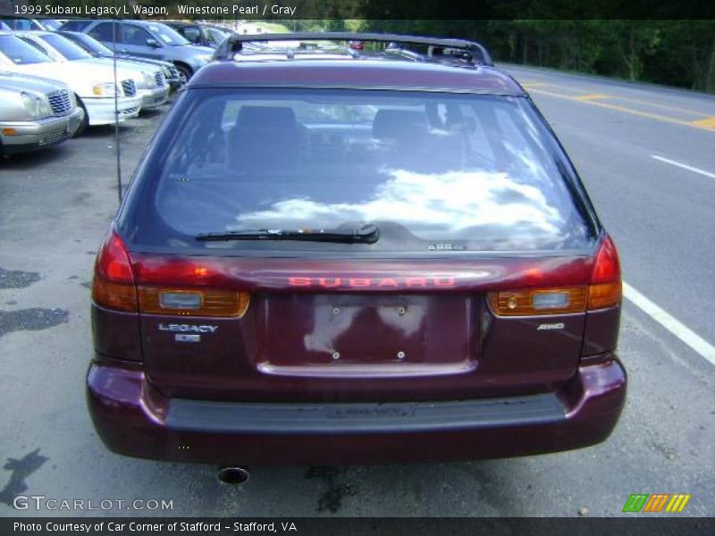 Winestone Pearl / Gray 1999 Subaru Legacy L Wagon