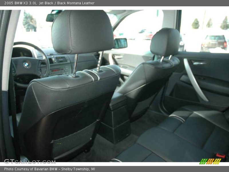 Jet Black / Black Montana Leather 2005 BMW X3 3.0i