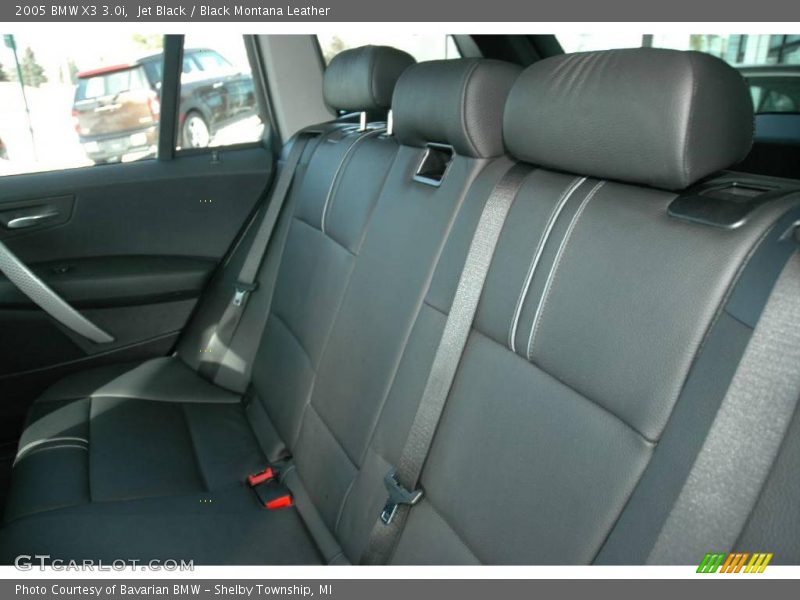 Jet Black / Black Montana Leather 2005 BMW X3 3.0i