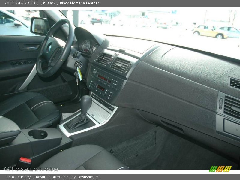 Jet Black / Black Montana Leather 2005 BMW X3 3.0i