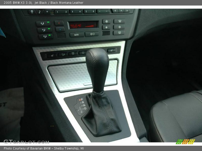 Jet Black / Black Montana Leather 2005 BMW X3 3.0i