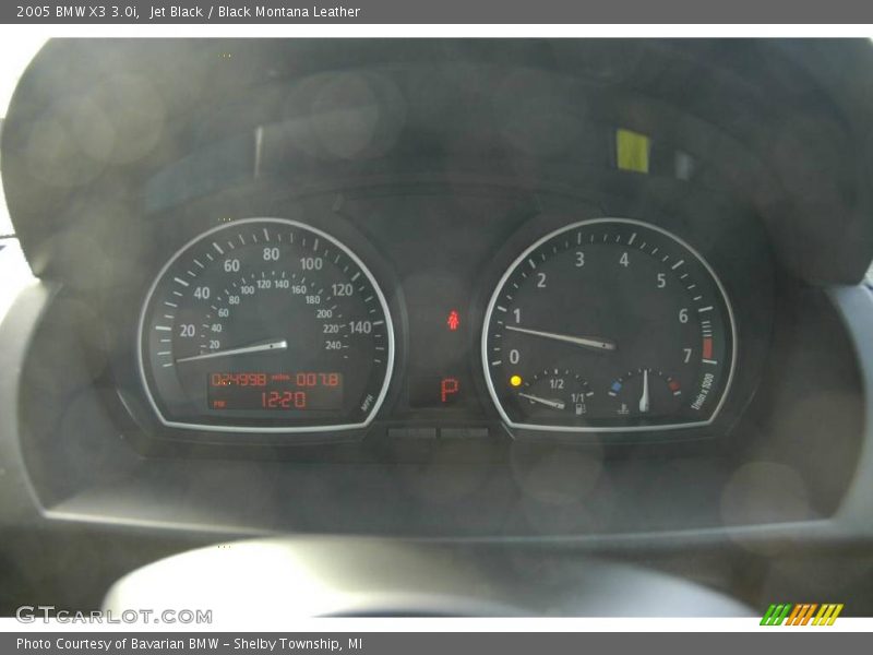 Jet Black / Black Montana Leather 2005 BMW X3 3.0i