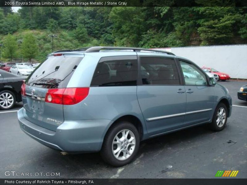 Blue Mirage Metallic / Stone Gray 2006 Toyota Sienna Limited AWD