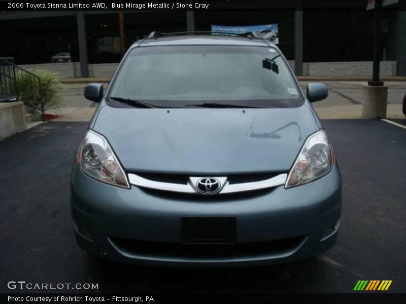 Blue Mirage Metallic / Stone Gray 2006 Toyota Sienna Limited AWD