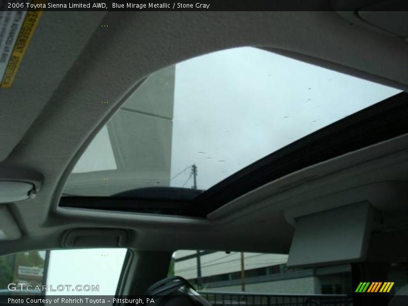 Blue Mirage Metallic / Stone Gray 2006 Toyota Sienna Limited AWD