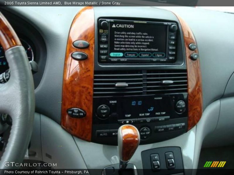 Blue Mirage Metallic / Stone Gray 2006 Toyota Sienna Limited AWD