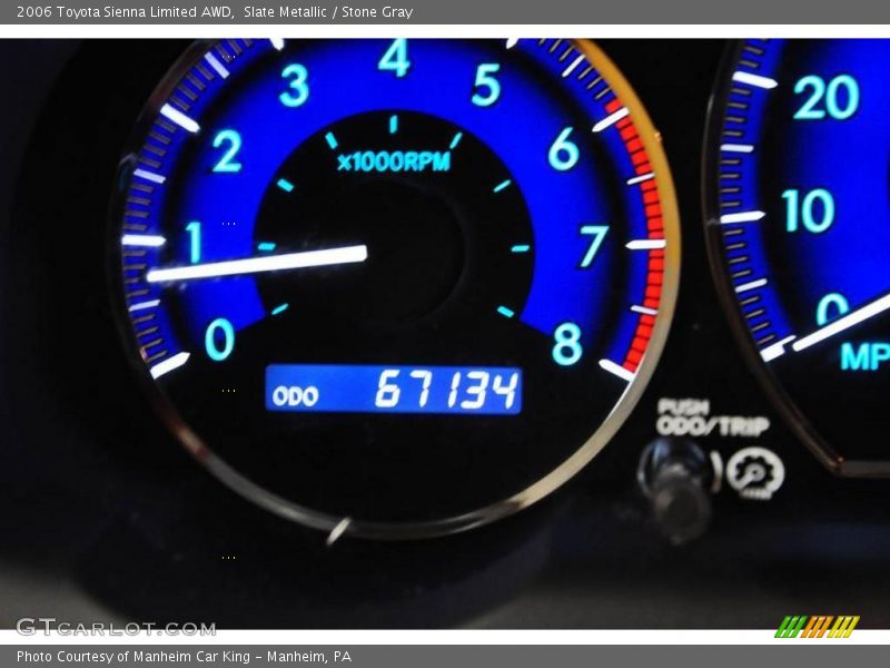 Slate Metallic / Stone Gray 2006 Toyota Sienna Limited AWD