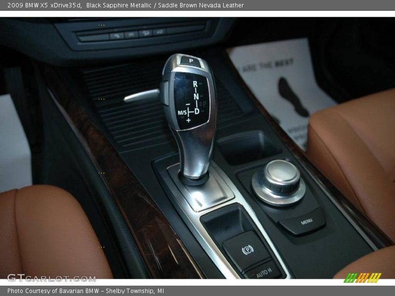 Black Sapphire Metallic / Saddle Brown Nevada Leather 2009 BMW X5 xDrive35d