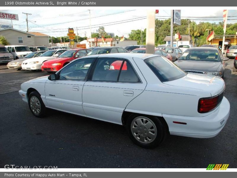 Bright White / Graphite 1998 Oldsmobile Achieva SL