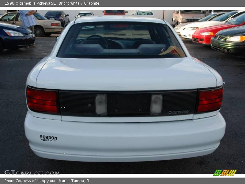 Bright White / Graphite 1998 Oldsmobile Achieva SL