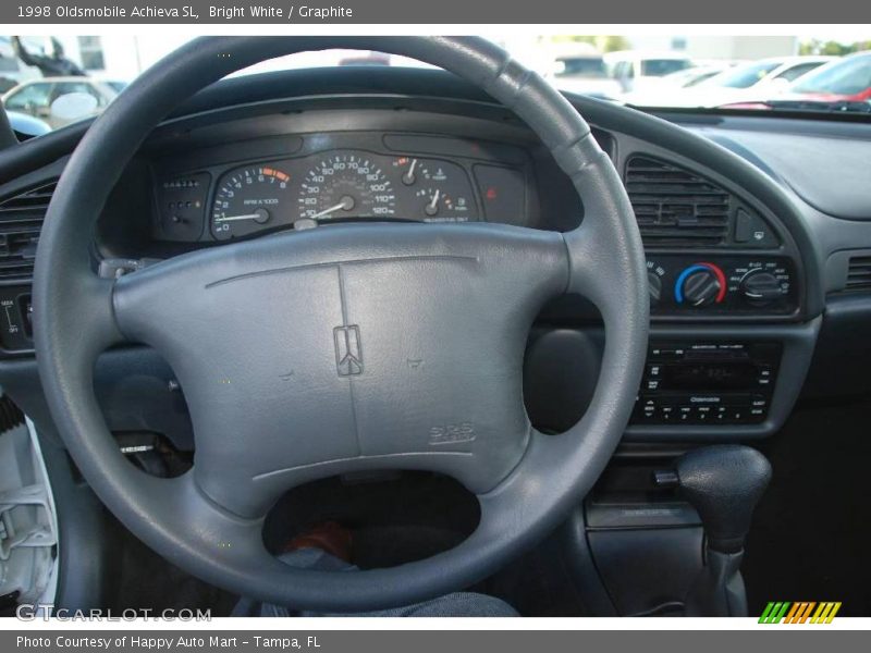 Bright White / Graphite 1998 Oldsmobile Achieva SL