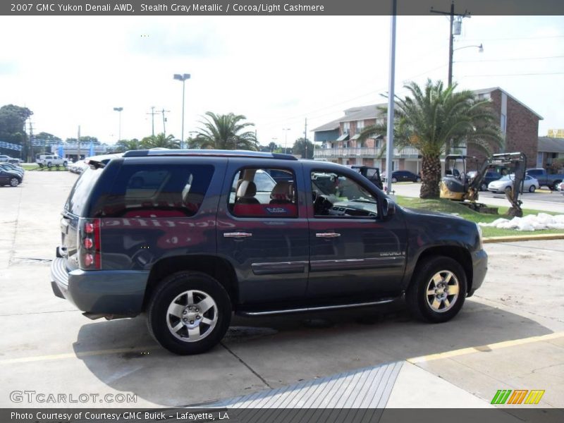 Stealth Gray Metallic / Cocoa/Light Cashmere 2007 GMC Yukon Denali AWD