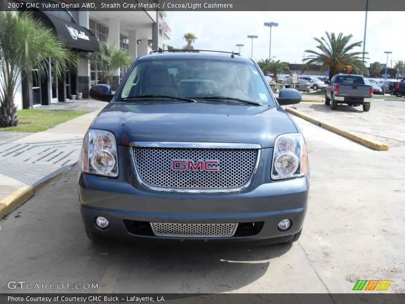 Stealth Gray Metallic / Cocoa/Light Cashmere 2007 GMC Yukon Denali AWD