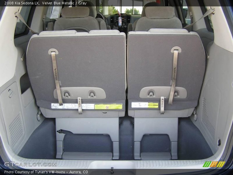 Velvet Blue Metallic / Gray 2008 Kia Sedona LX