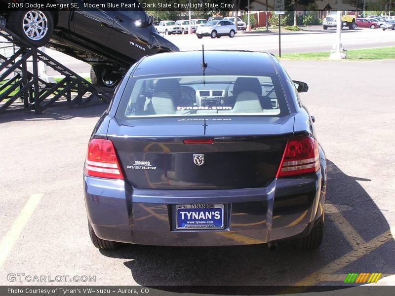 Modern Blue Pearl / Dark Slate Gray/Light Slate Gray 2008 Dodge Avenger SE