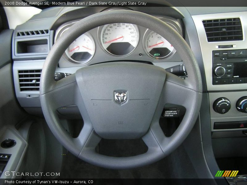 Modern Blue Pearl / Dark Slate Gray/Light Slate Gray 2008 Dodge Avenger SE