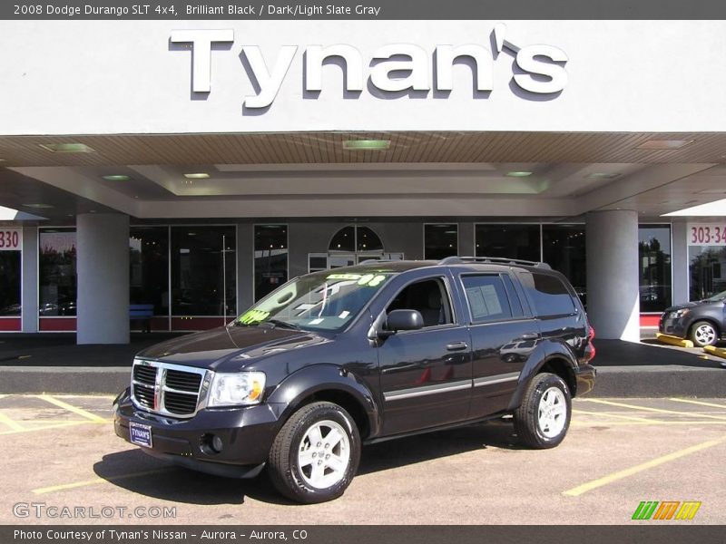 Brilliant Black / Dark/Light Slate Gray 2008 Dodge Durango SLT 4x4