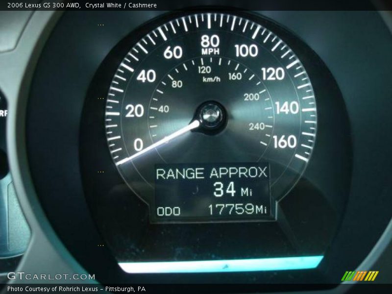 Crystal White / Cashmere 2006 Lexus GS 300 AWD