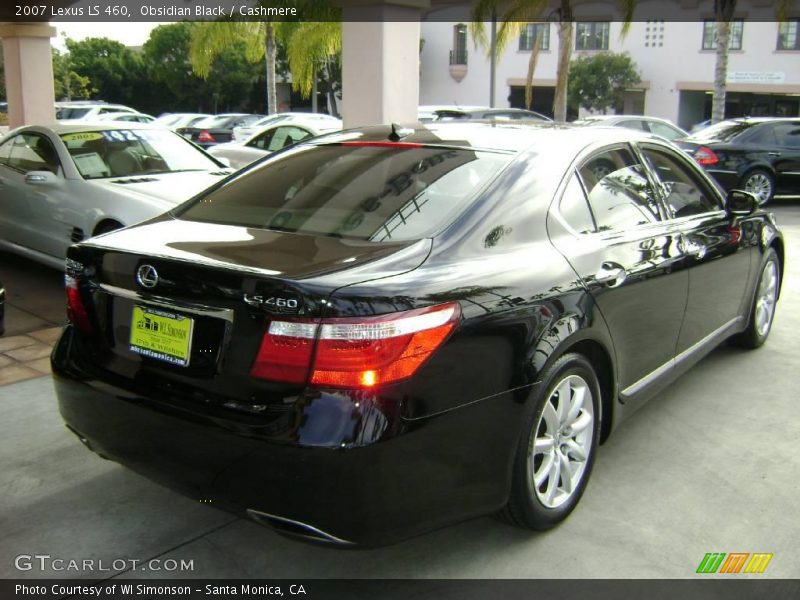 Obsidian Black / Cashmere 2007 Lexus LS 460