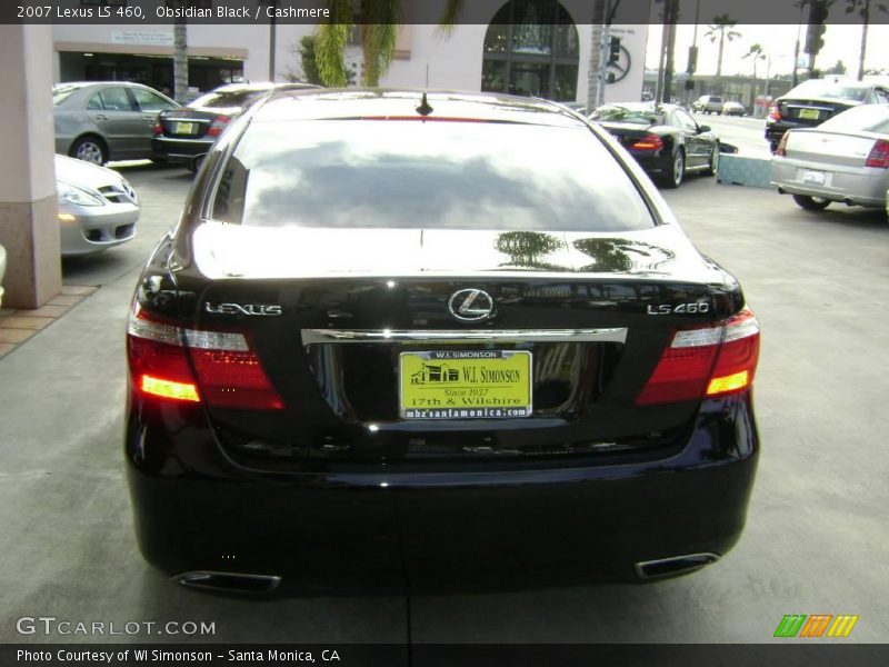 Obsidian Black / Cashmere 2007 Lexus LS 460