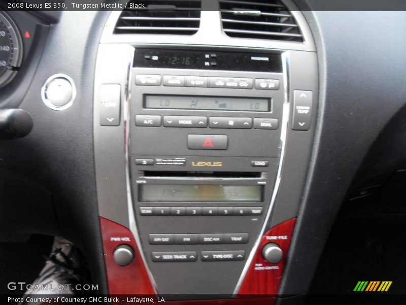Tungsten Metallic / Black 2008 Lexus ES 350