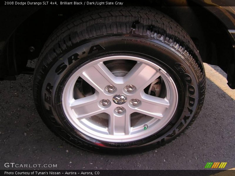 Brilliant Black / Dark/Light Slate Gray 2008 Dodge Durango SLT 4x4