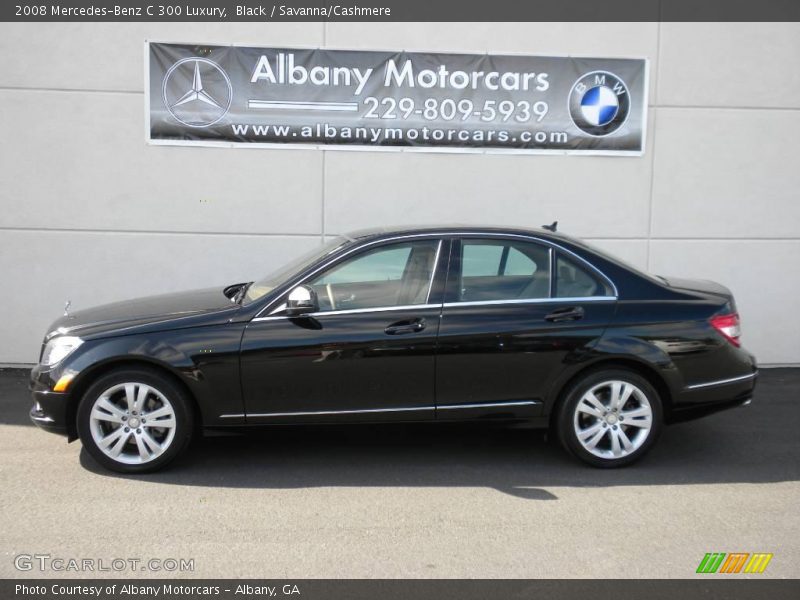 Black / Savanna/Cashmere 2008 Mercedes-Benz C 300 Luxury