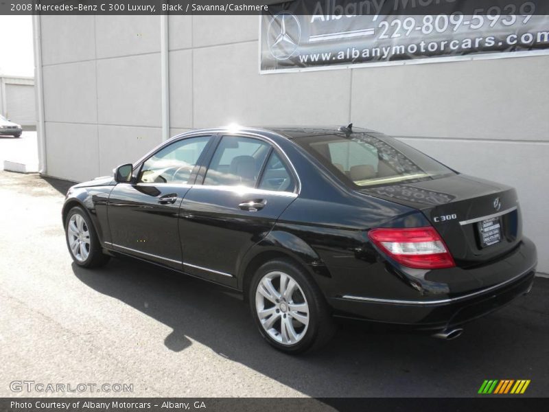Black / Savanna/Cashmere 2008 Mercedes-Benz C 300 Luxury