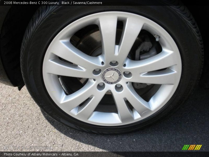Black / Savanna/Cashmere 2008 Mercedes-Benz C 300 Luxury