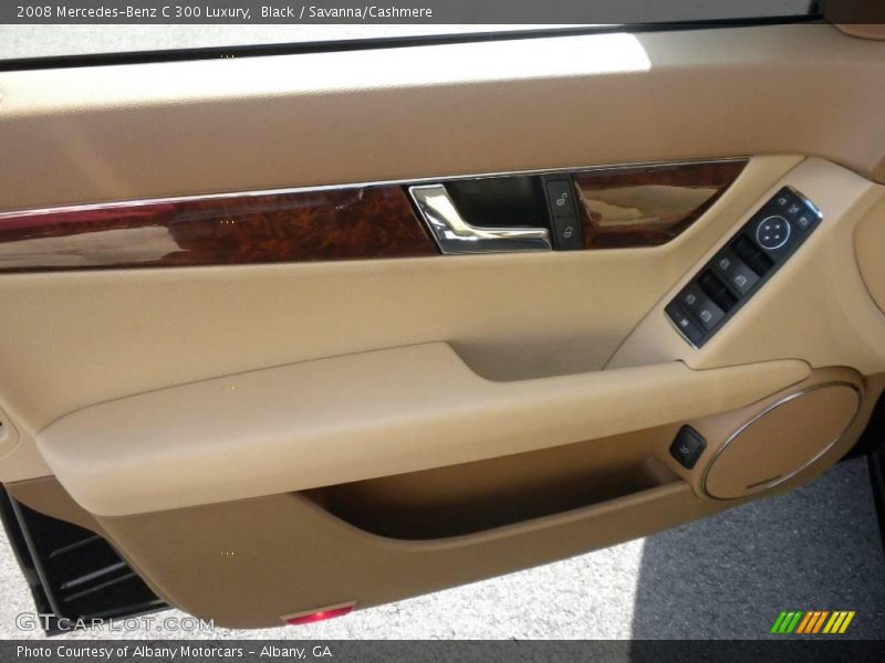 Black / Savanna/Cashmere 2008 Mercedes-Benz C 300 Luxury