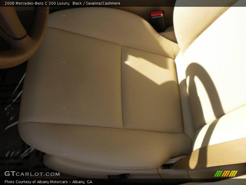 Black / Savanna/Cashmere 2008 Mercedes-Benz C 300 Luxury