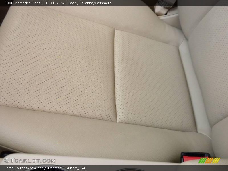 Black / Savanna/Cashmere 2008 Mercedes-Benz C 300 Luxury