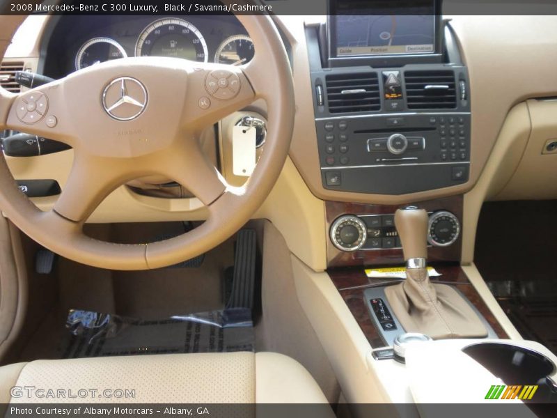 Black / Savanna/Cashmere 2008 Mercedes-Benz C 300 Luxury