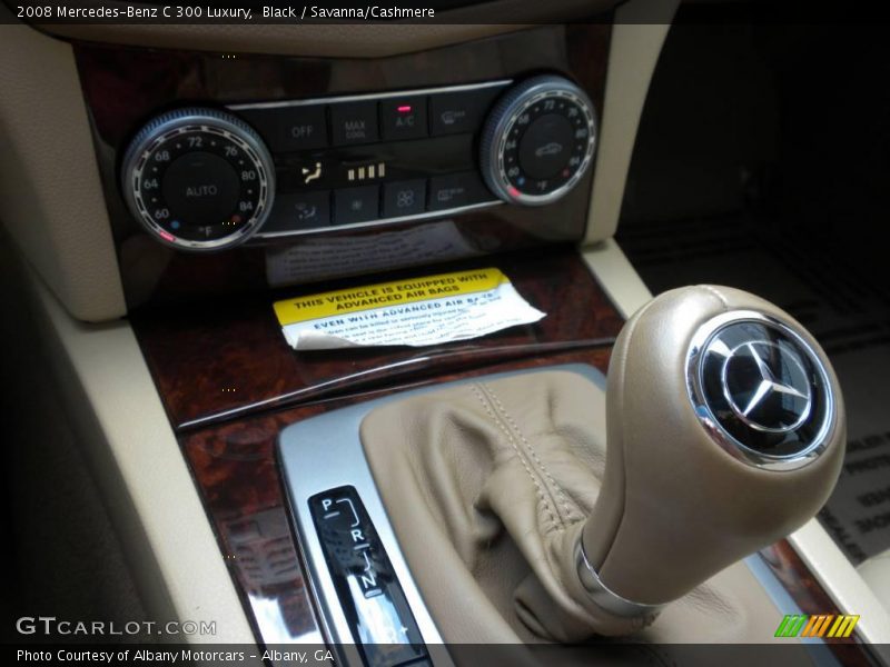 Black / Savanna/Cashmere 2008 Mercedes-Benz C 300 Luxury