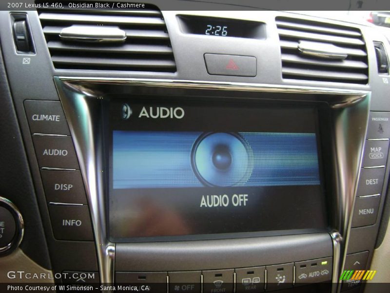 Obsidian Black / Cashmere 2007 Lexus LS 460