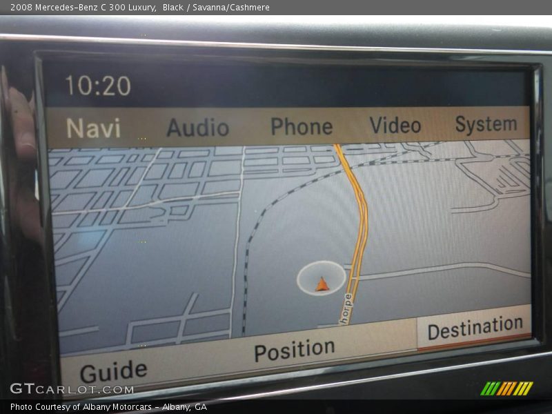 Black / Savanna/Cashmere 2008 Mercedes-Benz C 300 Luxury