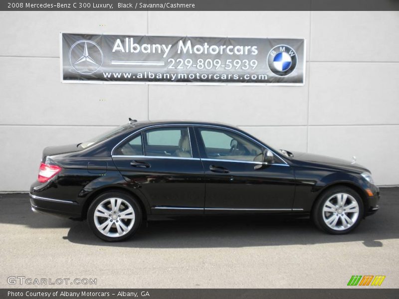 Black / Savanna/Cashmere 2008 Mercedes-Benz C 300 Luxury