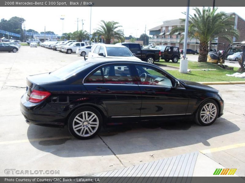 Black / Black 2008 Mercedes-Benz C 300 Sport