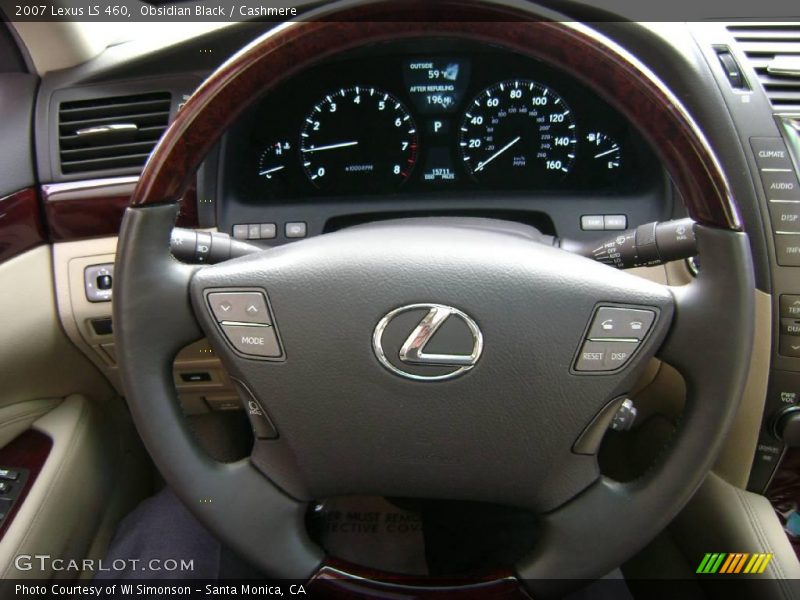 Obsidian Black / Cashmere 2007 Lexus LS 460