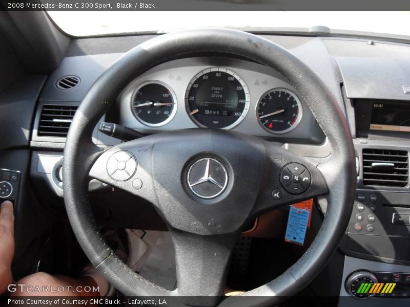 Black / Black 2008 Mercedes-Benz C 300 Sport