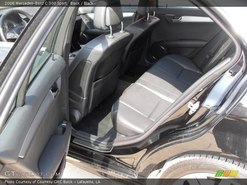 Black / Black 2008 Mercedes-Benz C 300 Sport