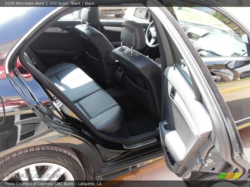 Black / Black 2008 Mercedes-Benz C 300 Sport