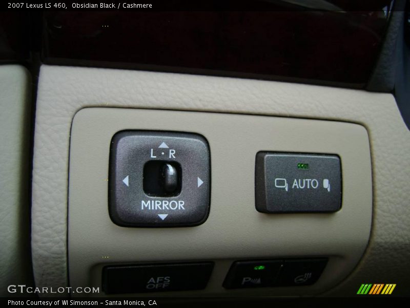Obsidian Black / Cashmere 2007 Lexus LS 460