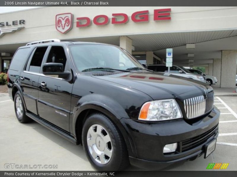 Black / Charcoal Black 2006 Lincoln Navigator Ultimate 4x4